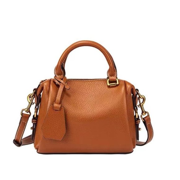 Genuine Leather Brown Shoulder Bag